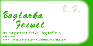 boglarka feiwel business card